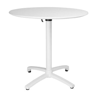 Folding PP Table 800mm - White- Bolero FT620