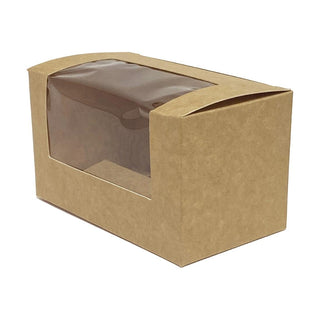 Fiesta Recyclable Bloomer Box with PET Window 70x125mm (Pack of 500) - FT652
