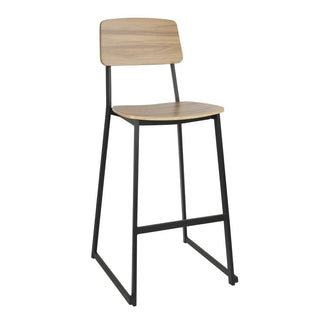 Bolero Beaufort Wooden Interior High Stools (2 Pack) - FU525