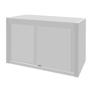 Vogue Wall Cupboard Stainless Steel - 650x1200x400mm - FU581