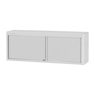 Vogue Wall Cupboard Stainless Steel - 650x1800x400mm - FU583