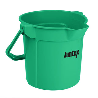 Jantex Green Graduated Bucket with Pouring Lip 10ltr - FU833