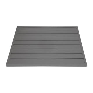 Aluminium Square Table Top Dark Grey 700mm- Bolero FW597