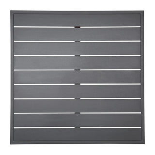Bolero Aluminium Square Table Top Dark Grey 700mm - FW597
