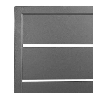 Aluminium Square Table Top Dark Grey 700mm- Bolero FW597