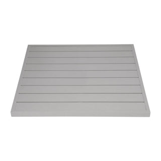 Aluminium Square Table Top Light Grey 700mm- Bolero FW598