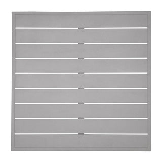 Bolero Aluminium Square Table Top Light Grey 700mm - FW598