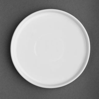 Olympia Whiteware Flat Round Plates 150mm (6 Pack) - FW812