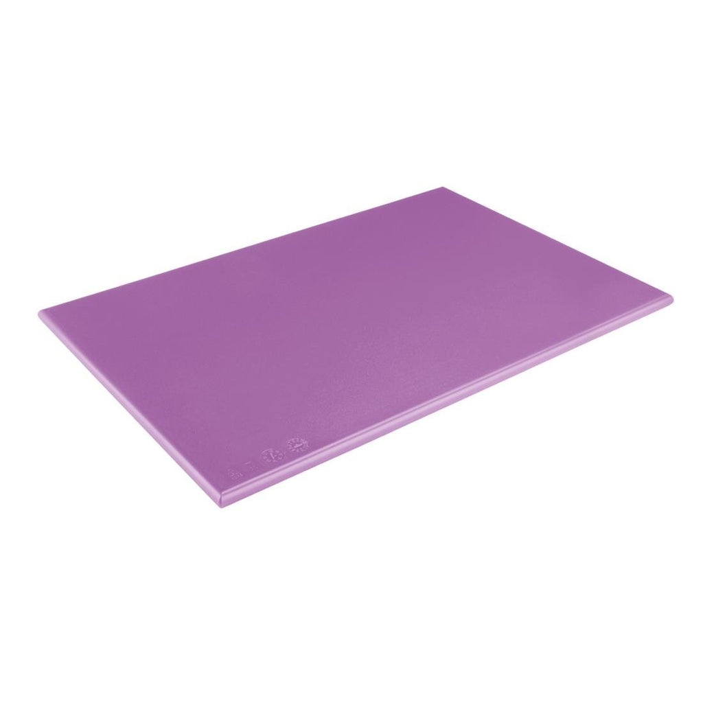 High Density Chopping Board Purple - 450x300x12mm- Hygiplas FX101