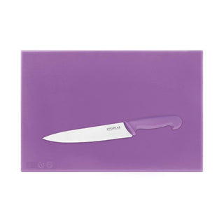 High Density Chopping Board Purple - 450x300x25mm- Hygiplas FX102