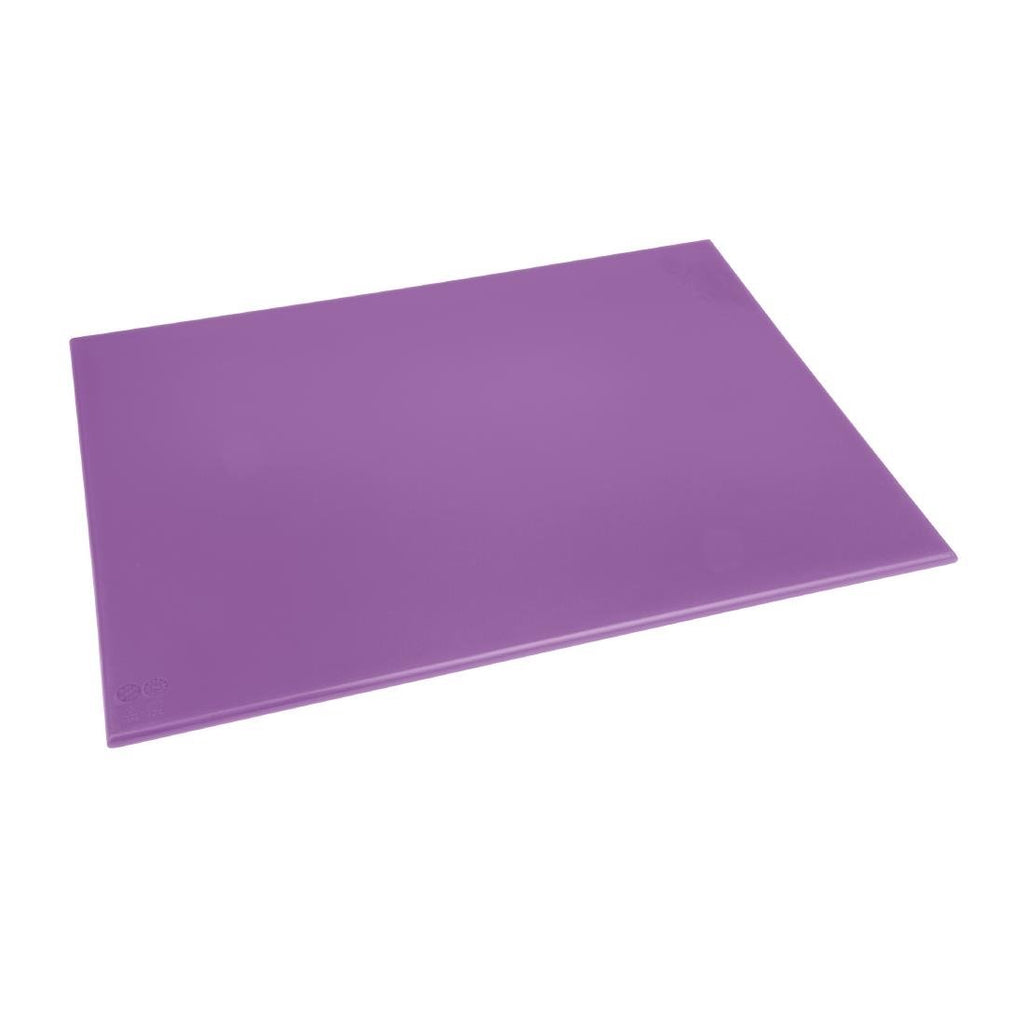 High Density Chopping Board Purple - 600x450x12mm- Hygiplas FX103