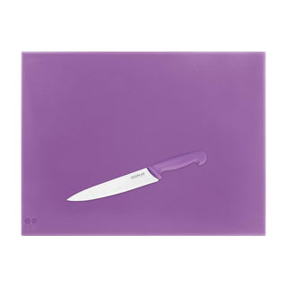 High Density Chopping Board Purple - 600x450x12mm- Hygiplas FX103