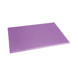 Anti-bacterial High Density Chopping Board Purple - 450x300x10mm- Hygiplas FX105