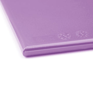 Anti-bacterial High Density Chopping Board Purple - 450x300x10mm- Hygiplas FX105