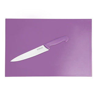 Anti-bacterial High Density Chopping Board Purple - 450x300x10mm- Hygiplas FX105