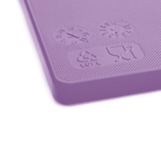 Anti-bacterial Low Density Chopping Board Purple - 450x300x10mm- Hygiplas FX110