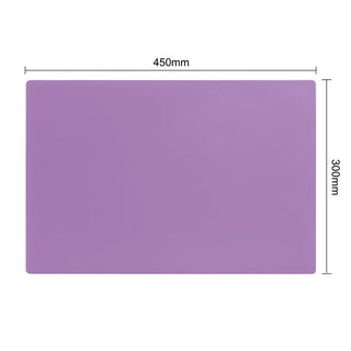 Anti-bacterial Low Density Chopping Board Purple - 450x300x10mm- Hygiplas FX110