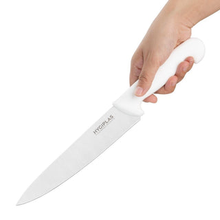 Cooks Knife White 216mm- Hygiplas FX113