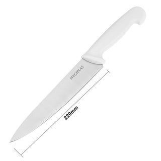 Cooks Knife White 216mm- Hygiplas FX113