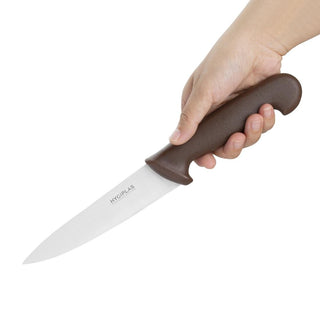 Cooks Knife Brown 160mm- Hygiplas FX115