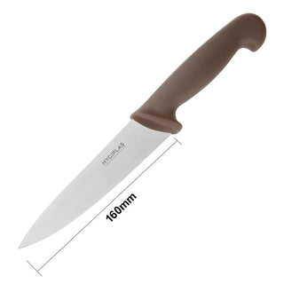 Cooks Knife Brown 160mm- Hygiplas FX115