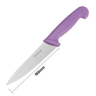 Cooks Knife Purple 160mm- Hygiplas FX116