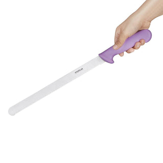 Slicer Serrated Purple 300mm- Hygiplas FX119