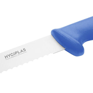 Slicer Serrated Blue 255mm- Hygiplas FX120