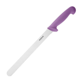 Slicer Serrated Purple 255mm- Hygiplas FX123