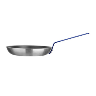 Frypan Aluminium Non-stick Teflon Platinum Plus Blue Handle - 240x40mm- Hygiplas FX135