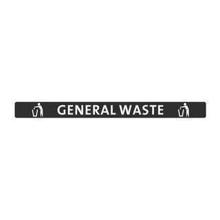 Jantex Slim Bin Lid General Waste Label - FX193