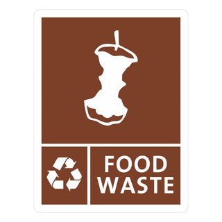 Jantex Slim Bin Food Waste Label - FX194