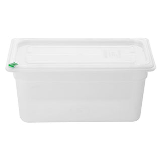 Hygiplas Click PP 1/3 GN Container with Lid & 7 Colour Clips 150mm 5.3Ltr (4 Pack) - FZ093