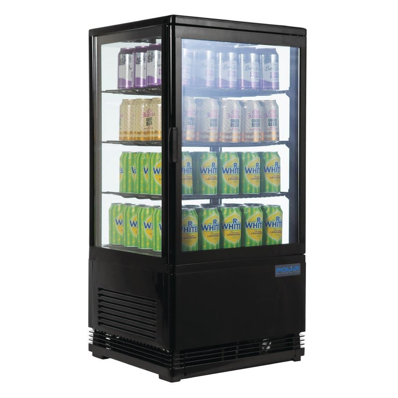 C-Series Display Fridge Black 68Ltr- Polar G211-A