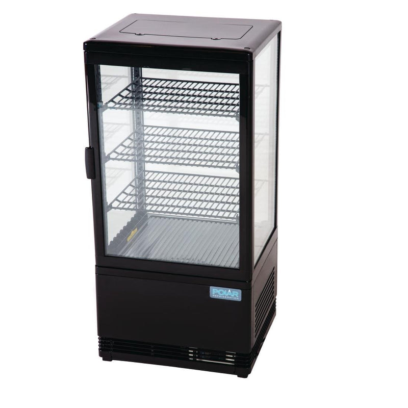 C-Series Display Fridge Black 68Ltr- Polar G211-A