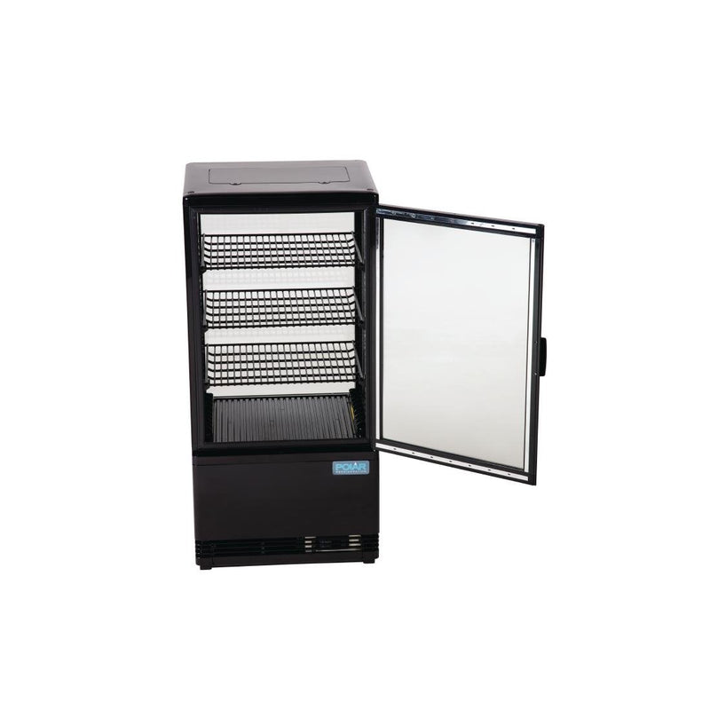 C-Series Display Fridge Black 68Ltr- Polar G211-A