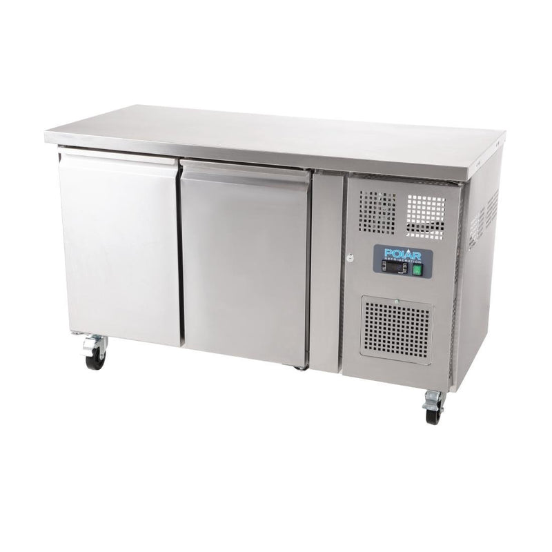 U-Series 2 Door Counter Fridge 228Ltr- Polar G377-A