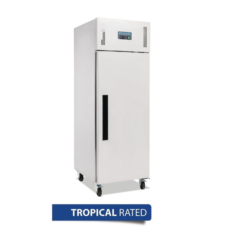 G-Series Upright Fridge Stainless Steel 600Ltr- Polar DL893-A