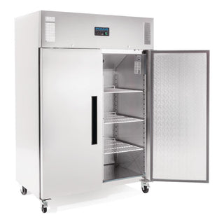 G-Series 2 Door Upright Freezer Stainless Steel 1200Ltr- Polar DL896-A