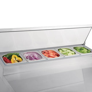 G-Series Pizza Prep Counter Fridge 254Ltr- Polar G604-A