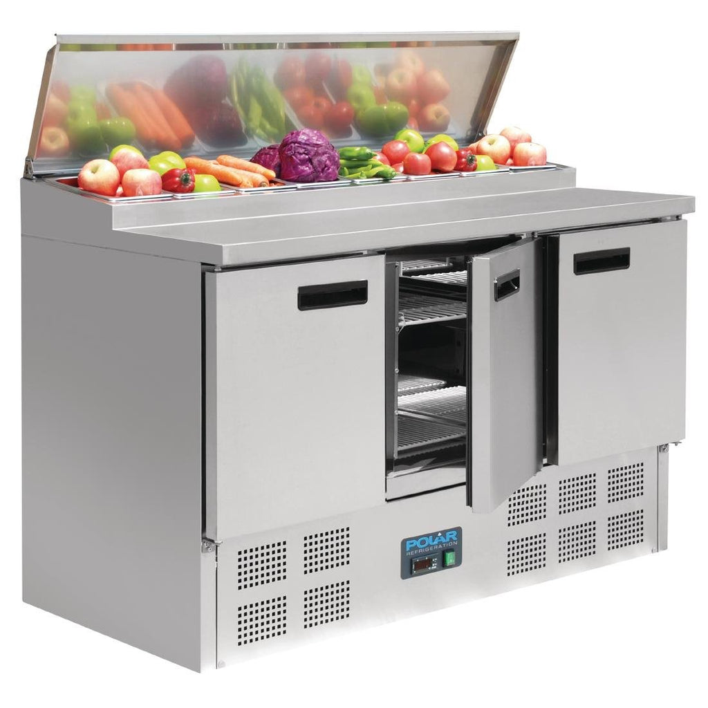 G-Series Pizza Prep Counter Fridge 390Ltr- Polar G605-A