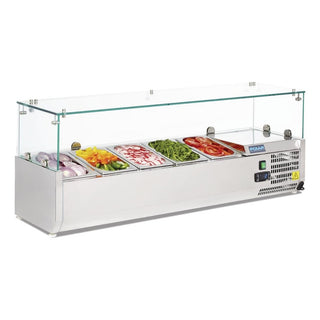 G-Series Countertop Prep Fridge 5x 1/4GN- Polar G608-A