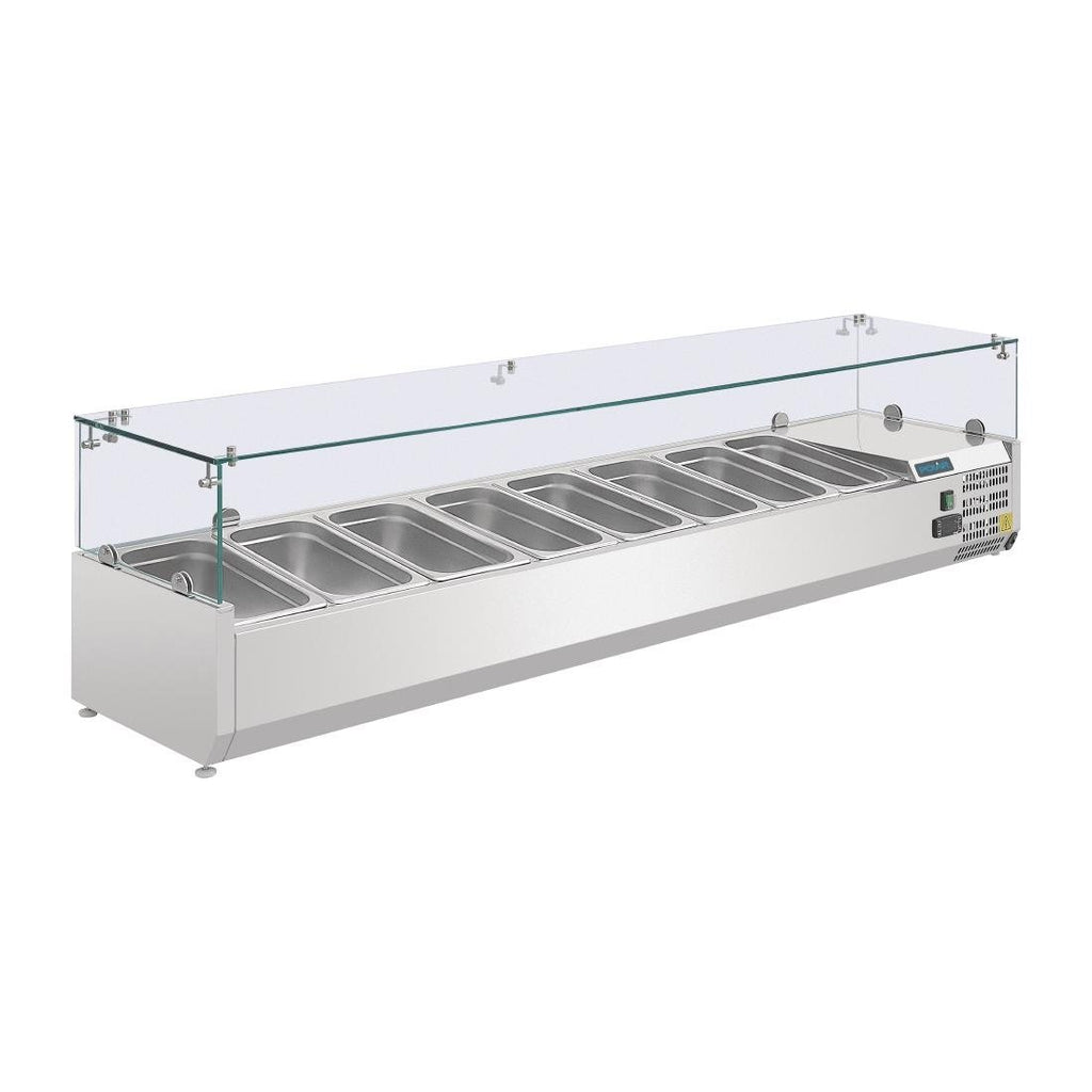 G-Series Countertop Prep Fridge 8x 1/4GN- Polar G610-A