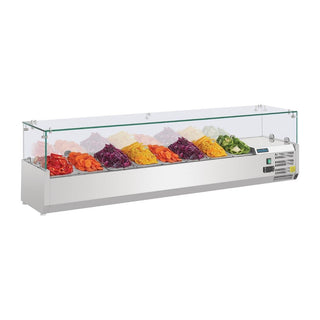 G-Series Countertop Prep Fridge 8x 1/4GN- Polar G610-A