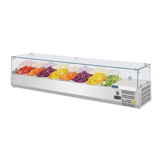 G-Series Countertop Prep Fridge 8x 1/4GN- Polar G610-A