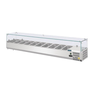 G-Series Countertop Prep Fridge 10x 1/4GN- Polar G611-A