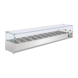 G-Series Countertop Prep Fridge 10x 1/4GN- Polar G611-A