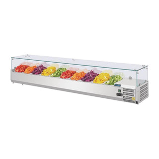 G-Series Countertop Prep Fridge 10x 1/4GN- Polar G611-A