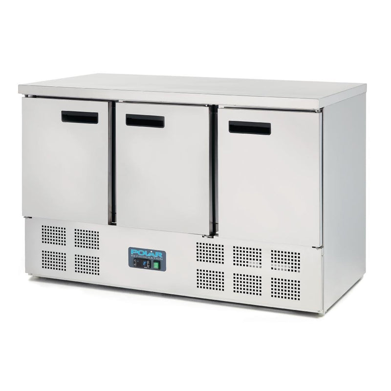 G-Series 3 Door Counter Fridge 368Ltr- Polar G622-A