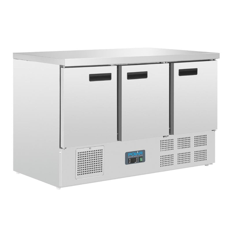 G-Series 3 Door Counter Fridge 368Ltr- Polar G622-A